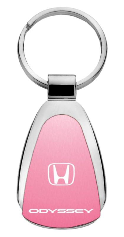 Honda odyssey pink teardrop keychain / key fob engraved in usa genuine