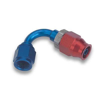 Earl's 612133erl hose end speed-seal 120 deg -3 an hose -3 an female red/blue ea