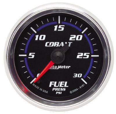 Autometer 6161 cobalt fuel pressure 0-30 psi gauge