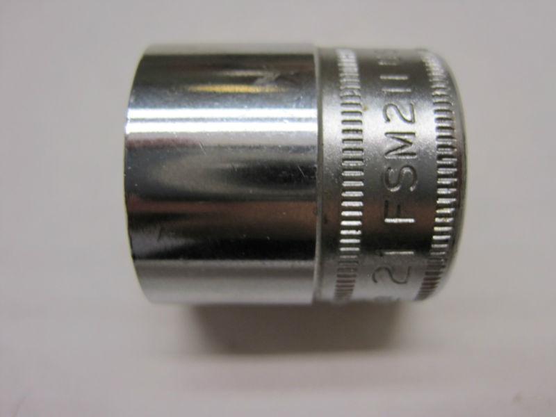 Snap on fsm211  3/8 inch drive 21mm 6 point socket