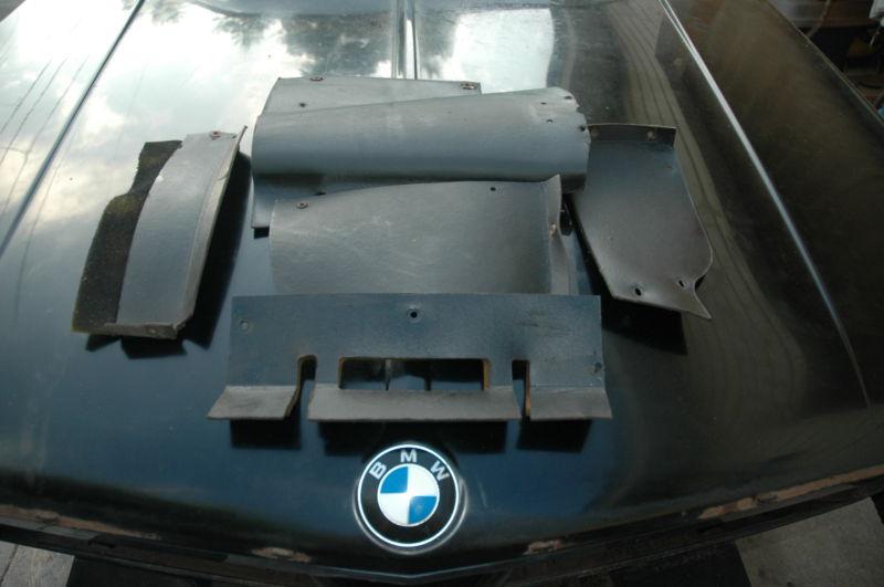 Bmw 2002 2002tii set of lower dash belly carrier panels 
