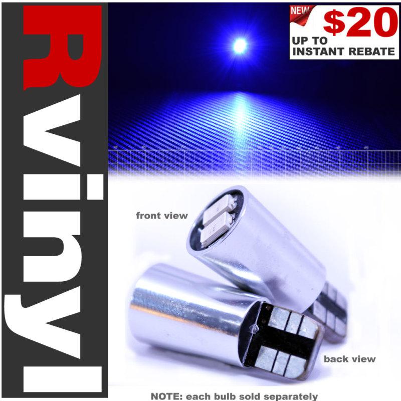 Profocos blue (1x) t10 2 5630smd canbus led rear side marker bulb for saturn