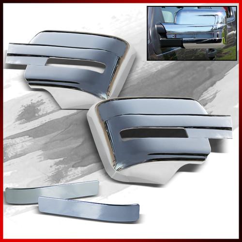 09-13 f150 f-150 w/turn signal hole chrome side mirror cover (not for towing)