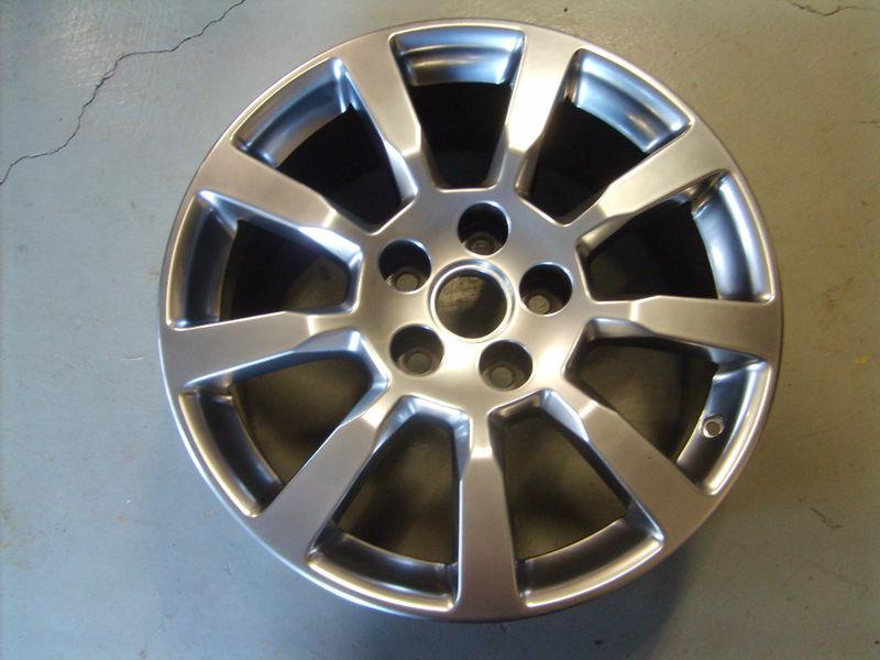 2008-2009 cadillac cts wheel, 18x8.5, 9 spoke hyper silver (smoked)