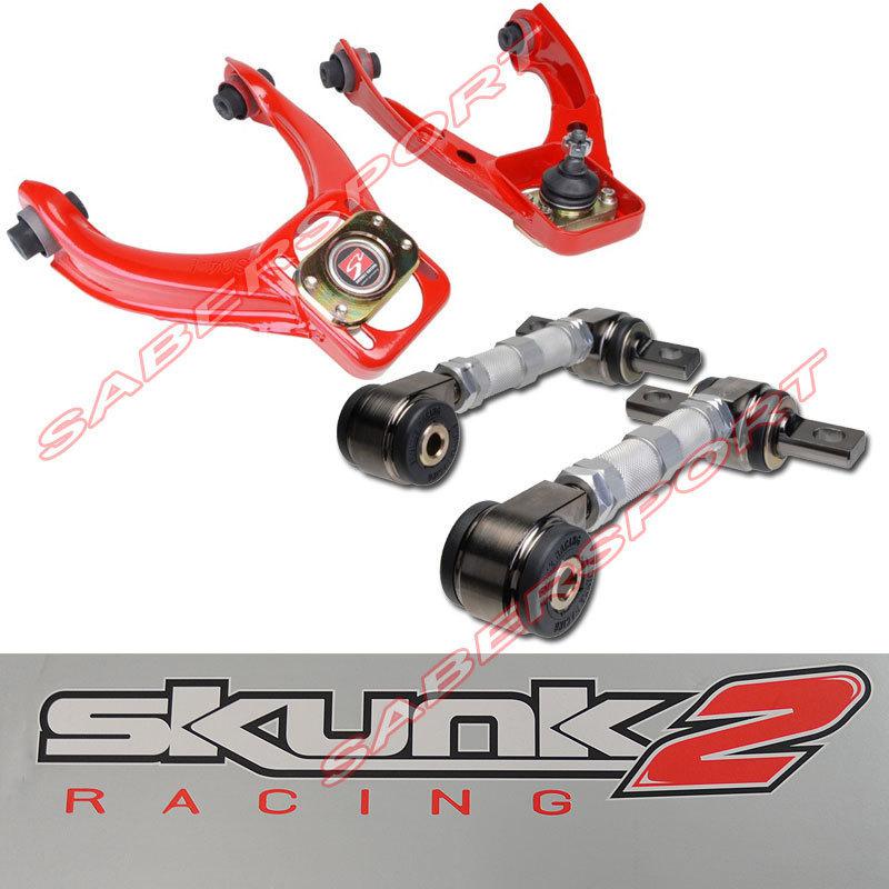 "in stock" skunk2 pro front + rear camber kit combo for 1996-2000 honda civic