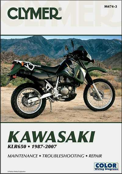 1987-2007 kawasaki klr650 kl650 kl klr 650 repair manual