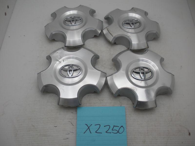 Lot of 4 07-11 toyota tundra sequoia  42603-0c080 wheel center caps hubcaps
