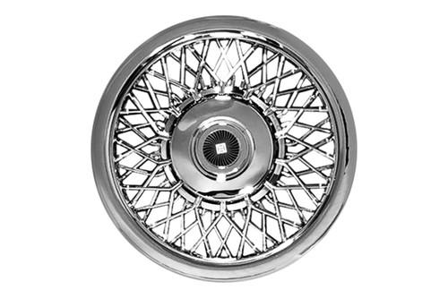 Cci 1215 - universal chrome 15" wheel skin hub cap rim cover trim 4 pcs full set