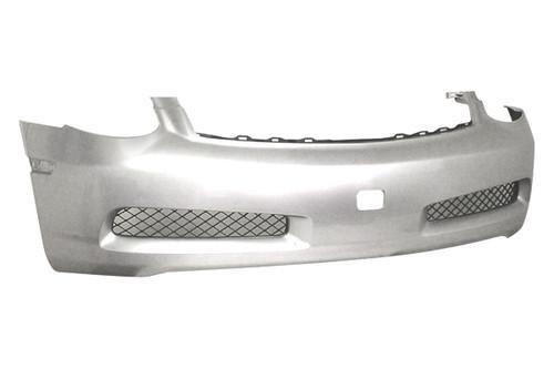 Replace in1000122v - 2007 infiniti g35 front bumper cover factory oe style
