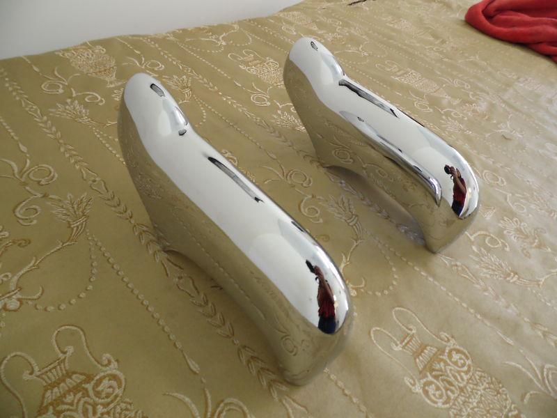 1946-47 chevy front guards *original* triple plated