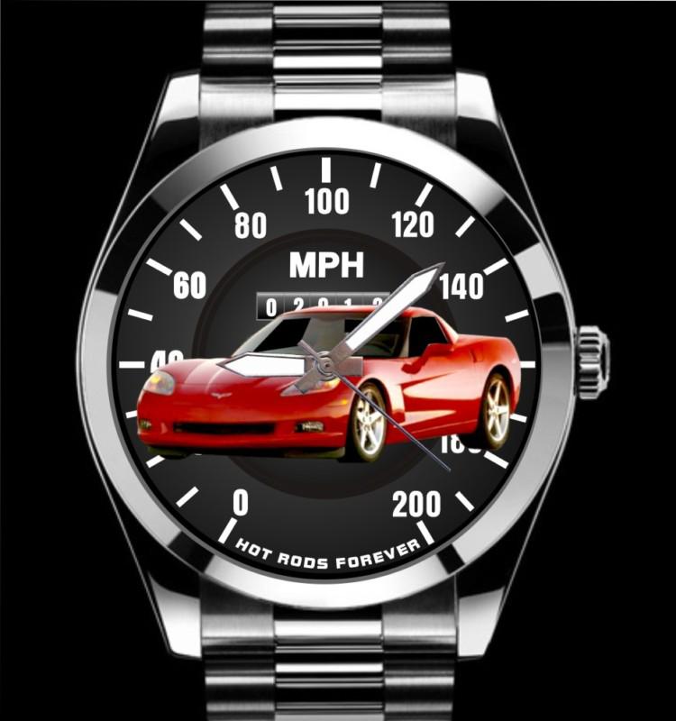 Atomic orange vette 2008 2009 2010 2011 2012 coupe speedometer meter auto watch