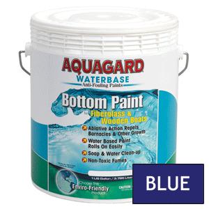Brand new - aquagard waterbased anti-fouling bottom paint - 1gal - blue - 10103