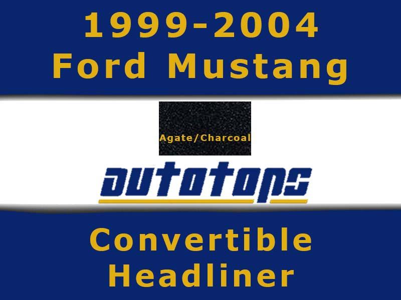 1999-2004 ford mustang convertible top headliner head liner