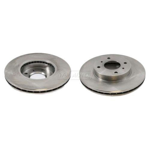 Front disc brake rotor pair set of 2 for nissan altima sentra infiniti g20