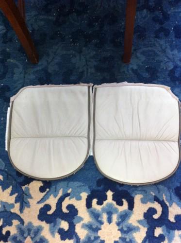 Jaguar xj8 connolly leather - seat leather pieces ned ivory 1999-2003