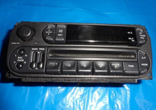 2000-2005 jeep dodge chrysler, cd player / tape  / am/fm radio