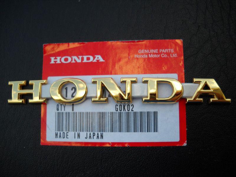 Honda goldwing 1500 rear trunk emblem 2bs11