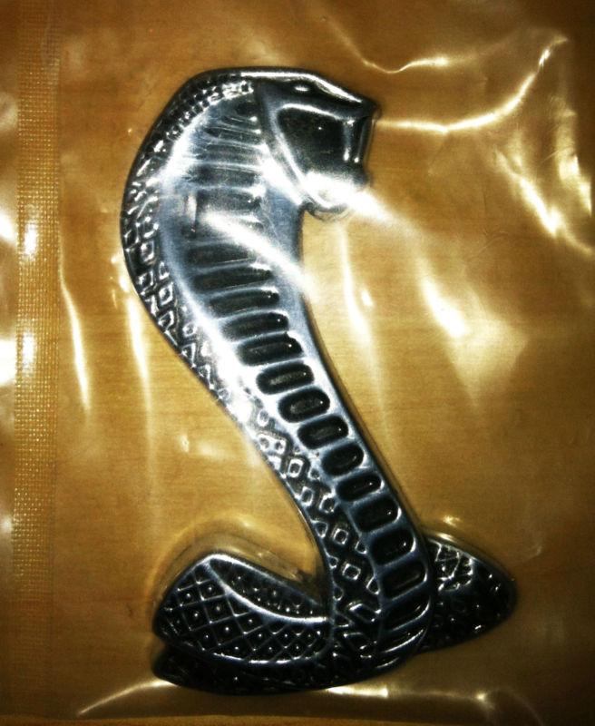 94,95,96,97,98 mustang cobra snake fender side emblems new pair free shiping