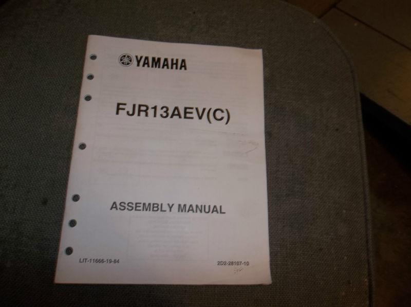 Yamaha assembly manual fjr1300