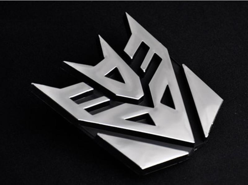 3d transformer decepticon racing car auto canbus emblem decals badge sticker