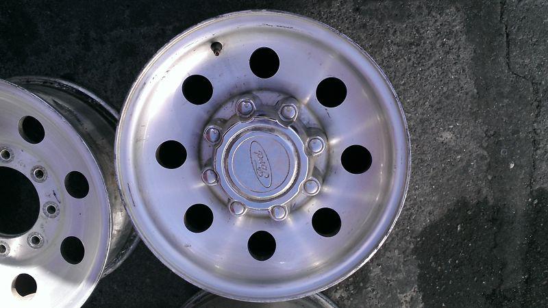 Ford f250 16inch 8lug wheels rims machine polish 1999 2000 2001 2002 2003 2004 