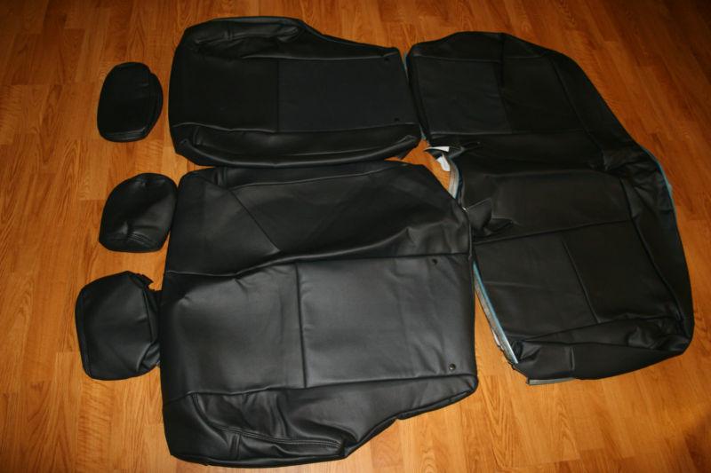 2009-2010 toyota corolla xrs roadwire leather kit *new* (dark charcoal)