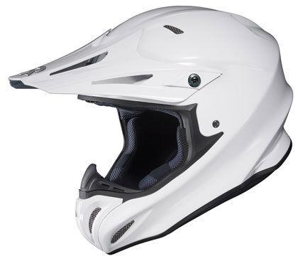 Free 2-day shipping! hjc rpha-x white xs solid motocross helmet extra small