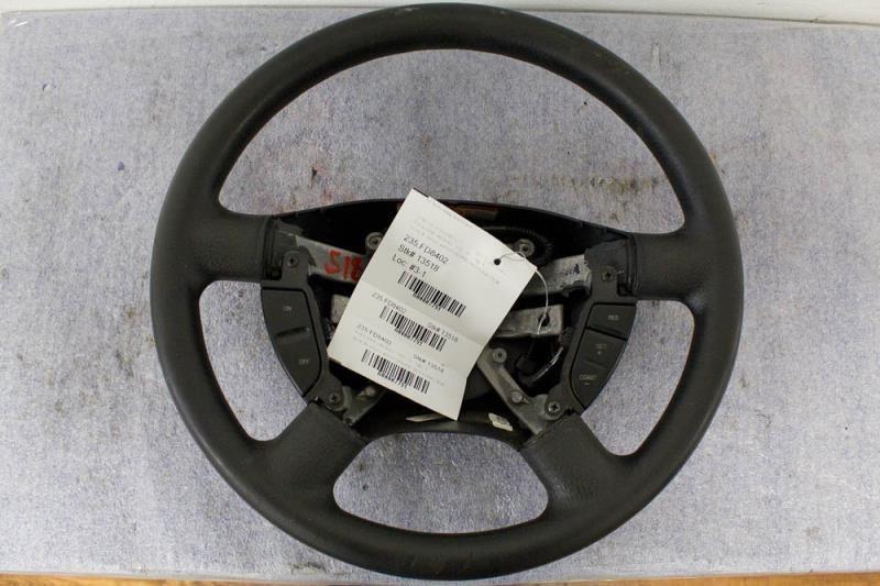 02 ford explorer 1l2t 9d809 aa 30321805 black vinyl steering wheel with buttons