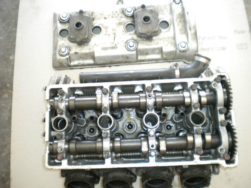 1993 1994 1995 kawasaki ninja zx750 750r cylinder head w/ valves cam shaft+cover