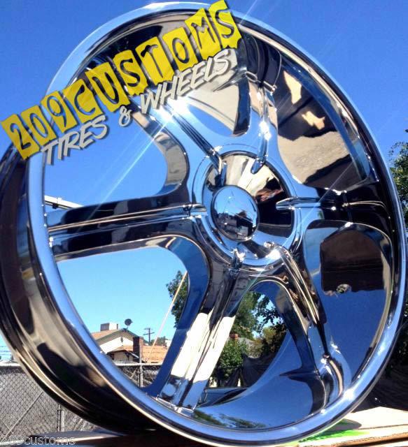 (4) 22" inch rims wheels tires vw935 tahoe silverado suburban escalade ford f150