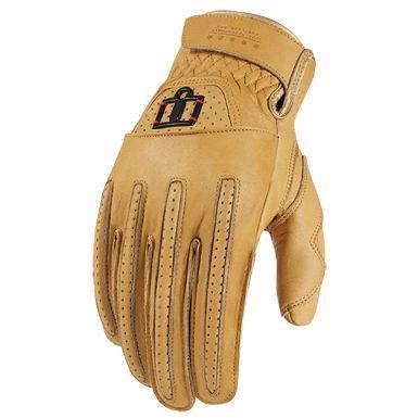 Icon one thousand rimfire glove new size small s sm tan brown street cowhide