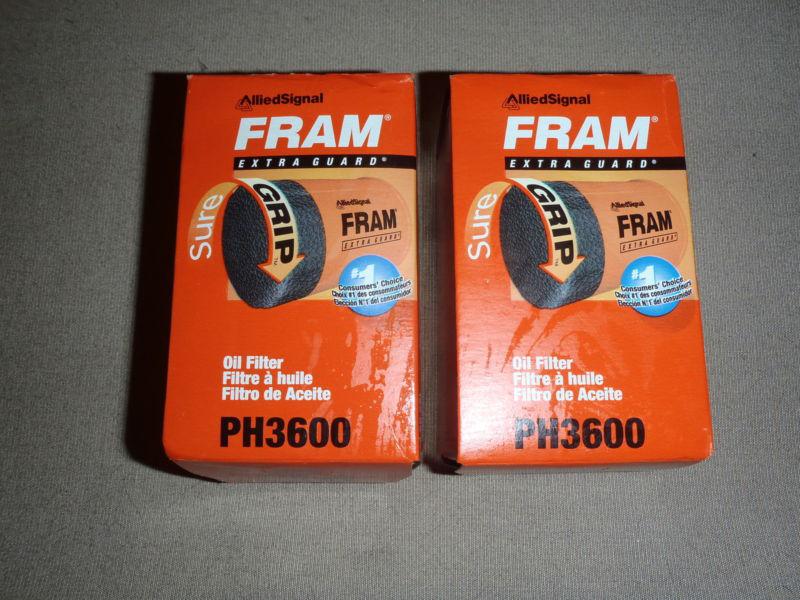 Two fram ph3600 engine oil filters