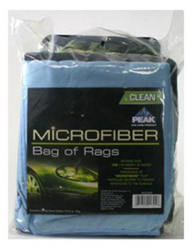 Old world peak, microfiber bag of rags pkc0fr