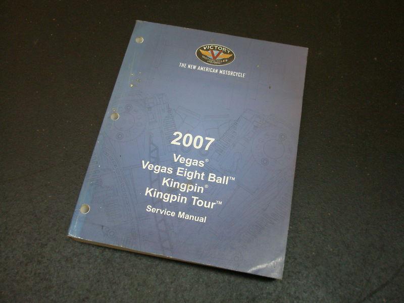 Service manual - 2007 victory vegas / kingpin - 9920837