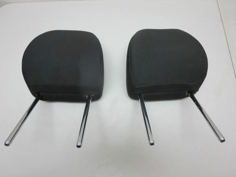 2011 ford focus front seats headrests (pair) black cloth oem 08 09 10 11 12