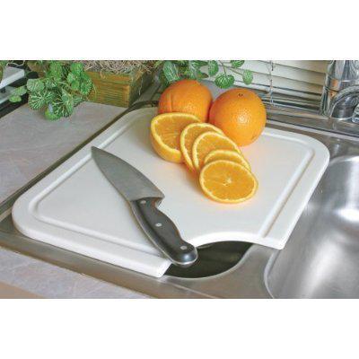Camco 43857 rv white sink mate cutting board