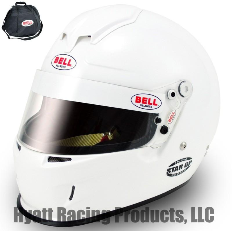 Bell star gp auto racing helmet sa2010 & fia8858 - all sizes & colors (free bag)