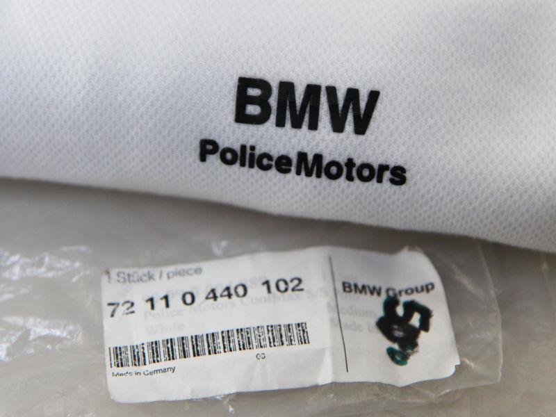 Rare bmw police motorcycle polo shirt - medium - policemotors