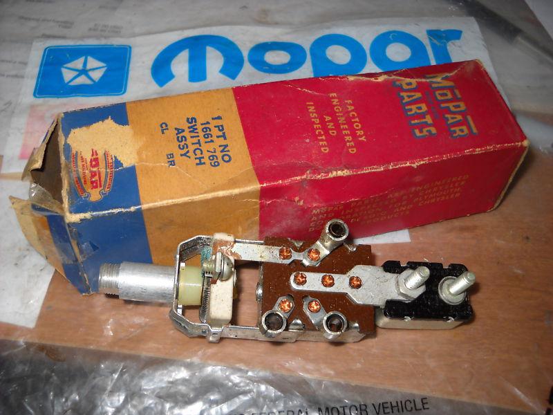 Nos mopar 1955-56 dodge power wagon 12 volt headlight switch