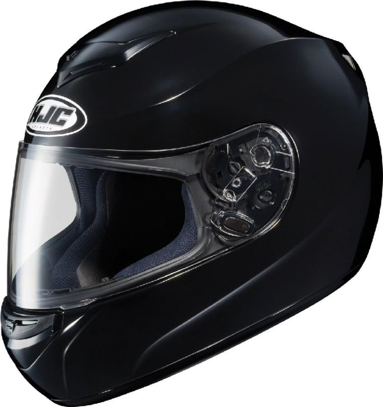 Hjc cs-r2 xl gloss black full face dot motorcycle csr2 helmet extra-large xlg