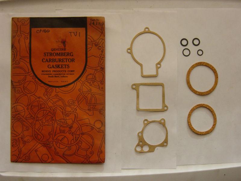 Rare carb gasket set for 1927 ford with a stromberg tv-1 vis-a-gas carb# a-11041