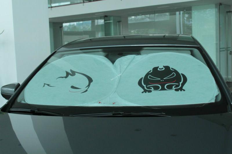 Vw golf rabbit style car auto front window visor sun shade windshield sunshade