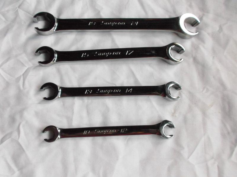 Snap-on 6pt. double end flare nut metric wrench lot