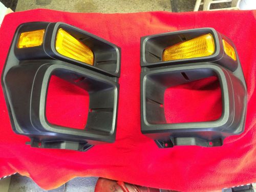 2008 ford e-series oem black headlight assembly with free headlamps!