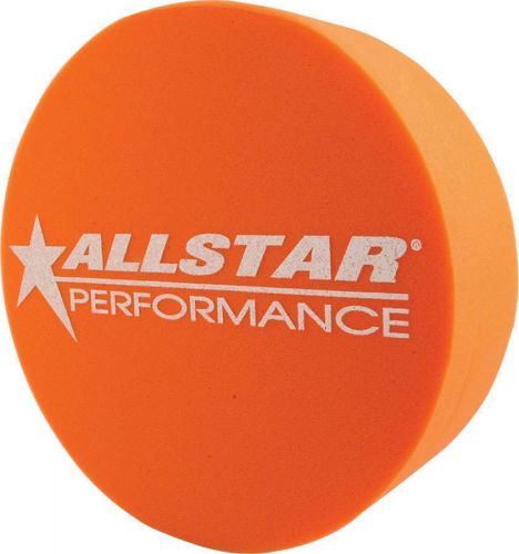 Allstar performance foam wheel mud plug 5 in thick orange p/n 44153