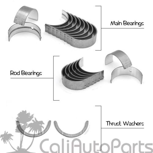 Fits: 01-06 toyota camry rav4 highlander 2azfe 2.4l main rod engine bearings set