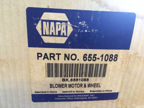 Napa blower motor &amp; wheel  part no 655-1088