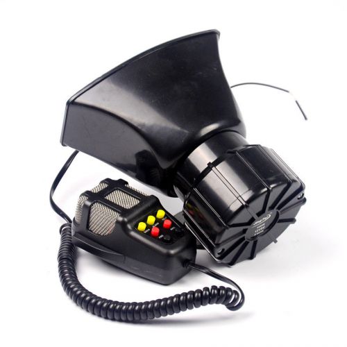 Alarm police loudspeaker 100w car for warning siren  ambulance mic 7 sound style
