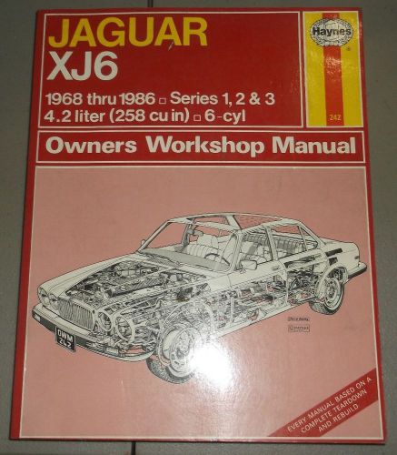 1968 - 1986 jaguar xj6 manual original