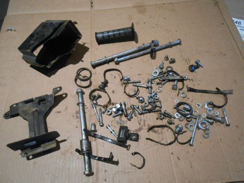 Suzuki gt250 gt 250 1975 hustler misc parts lot bolts screws mounts